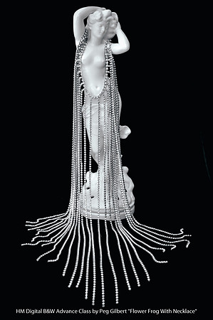 HM Digital B&W Advance Class by Peg Gilbert - Flower Frog With Necklace