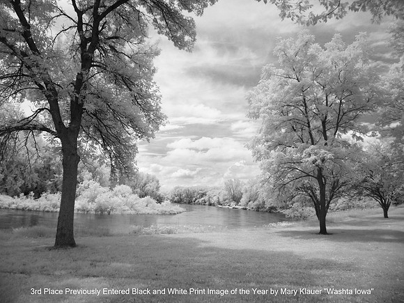 3rd Place Previously Entered Black and White Print Image of the Year by Mary Klauer - Washta Iowa