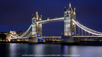 1st Place Digital Color Advance Level by Mitch Keller - Tower Bridge Blue Hour