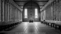 1st Place Digital B&W Advance Level by Mitch Keller - Studying in Mont-Saint-Michel