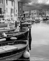 3rd Place Digital B&W Advance Class by Gary Gilbert _ Stormy Harbor