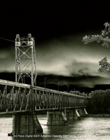 3rd Place Digital B&W Advance Class by Carl Hardy - Yankton Bridge