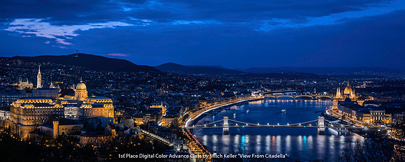 1st Place Digital Color Advance Class by Mitch Keller - View From Citadella