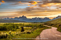 2nd Place Digital Color Advance Class by Mark Karrer - Mountain Road Sunset