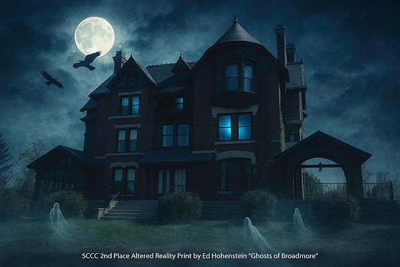 SCCC 2nd Place Altered Reality Print by Ed Hohenstein - Ghosts of Broadmore