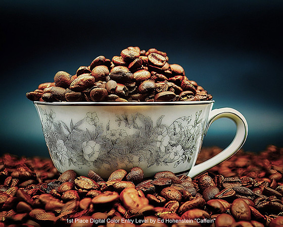 1st Place Digital Color Entry Level by Ed Hohenstein - Caffein