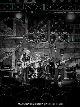 HM Advance Class Digital B&W by Carl Hardy - Foghat