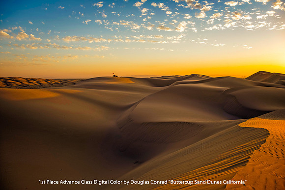 1st Place Advance Class Digital Color by Douglas Conrad - Buttercup Sand Dunes California