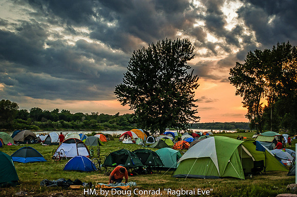 HM, by Doug Conrad, Ragbrai Eve"
