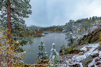2nd Place Color Print By Michael Greiner - "Snow Returns to Sylvan Lake"