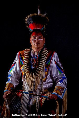 1st Place Color Print By Michael Greiner - "Robert Yellowhawk"