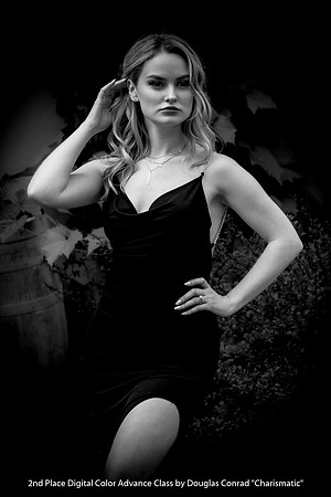 2nd Place Digital B&W Advance Class by Douglas Conrad - Charismatic