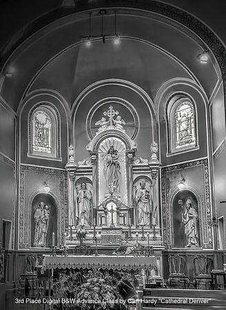 3rd Place Digital B&W Advance Class by Carl Hardy - Cathedral Denver.jpg