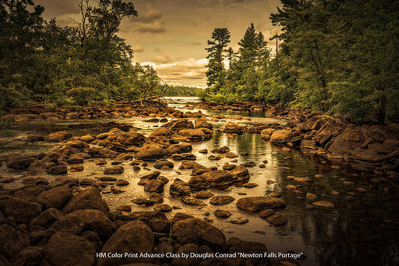 HM Color Print Advance Class by Douglas Conrad - Newton Falls Portage