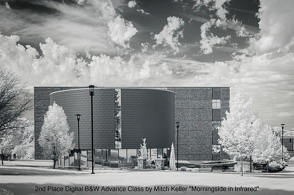 2nd Place Digital Color Advance Class by Mitch Keller "Morningside in Infrared"