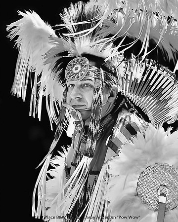 1st Place B&W Print by Carey Anderson - Pow Wow.jpg