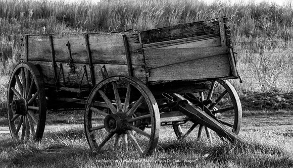 1st Place Entry Level Digital B&W by Ryan De Clute - Wagon.jpg
