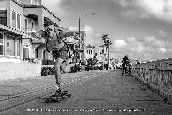 HM Digital B&W Advance Class by Douglas Conrad - Skateboarding Along the Beach.jpg