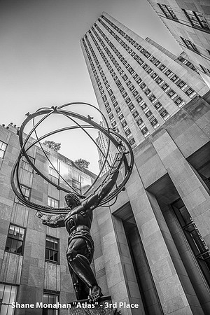3rd Place Digital B&W By Shane Monahan, "Atlas"