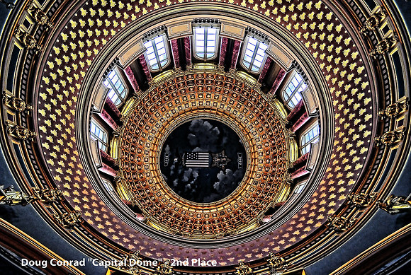 2nd Place Digital Color By Doug Conrad, "Capital Dome"