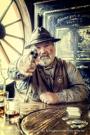 1st Place Digital Color Advance Class By Douglas Conrad - "Time to Pay Up"