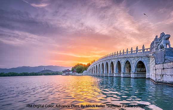 HM Digital Color Advance Class By Mitch Keller - "Summer Palace Sunset"