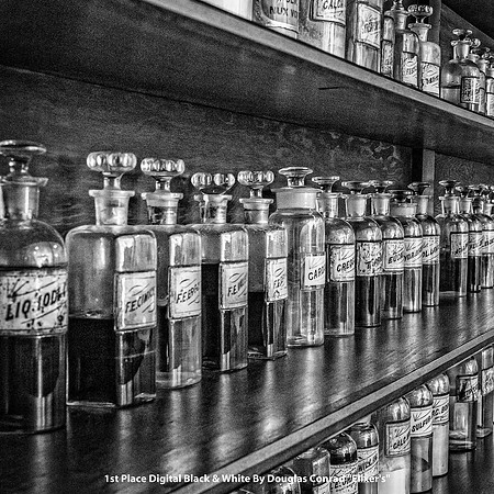 1st Place Digital B&W By Douglas Conrad - "Elixer's"