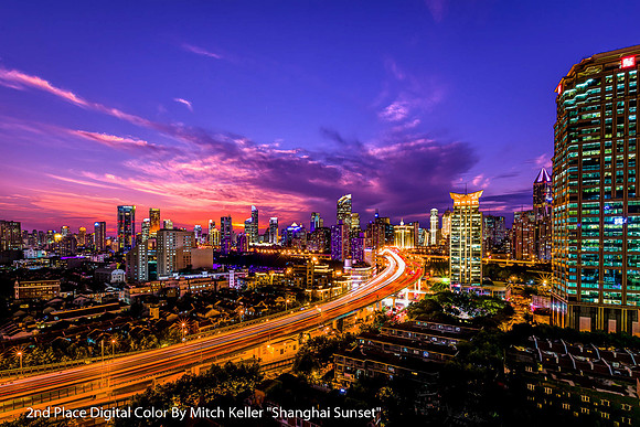 2nd Place Digital Color By Mitch Keller "Shanghai Sunset"