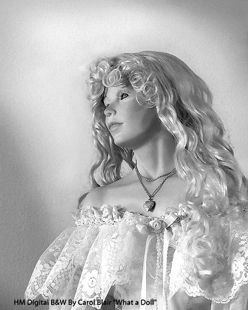 HM Digital B&W By Carol Blair "What a Doll"