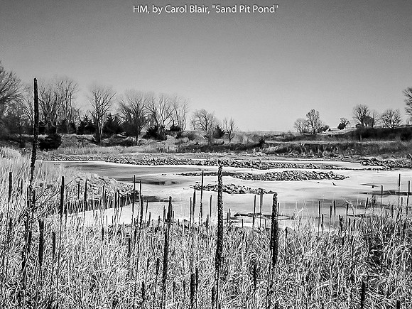 HM, BY CAROL BLAIR, "SAND PIT POND"