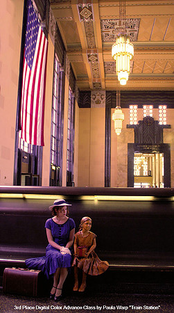 3rd Place Digital Color Advance Class by Paula Warp - Train Station