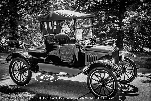 1st Place Digital B&W Advance Class by Rich Wright - Out of the Past