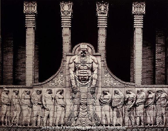3rd Place B&W Print by Michael Walsh - West Facade.jpg