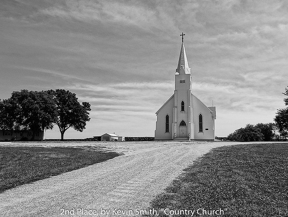 2nd Place, by Kevin Smith, "Country Church"