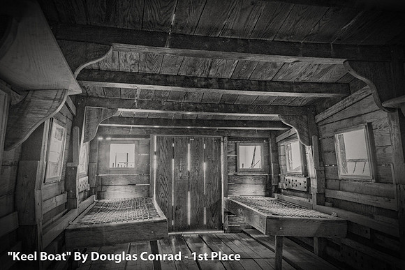 Keel Boat By Doug Conrad - 1st Place Digital B&W