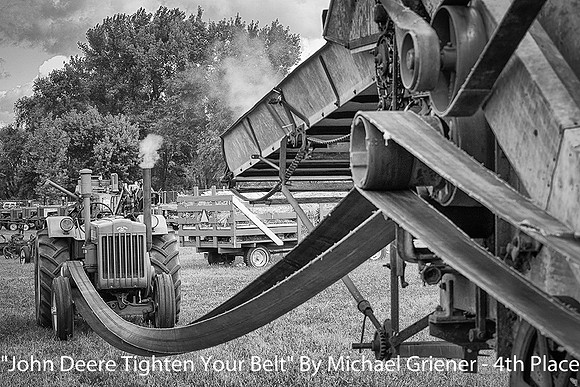 John Deere Tighten Your Belt By Michael Griener - 4th Place Digital B&W