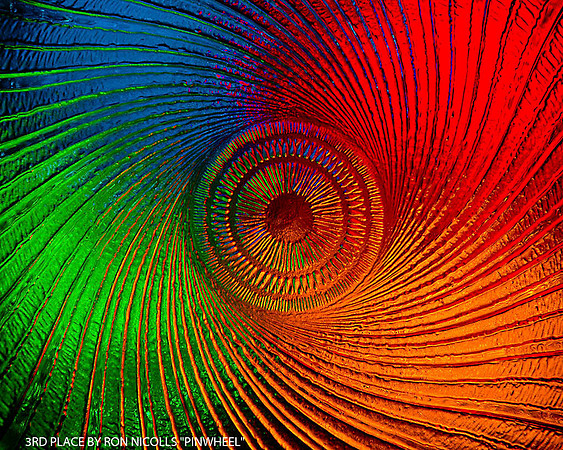 3RD PLACE BY RON NICOLLS "PINWHEEL"