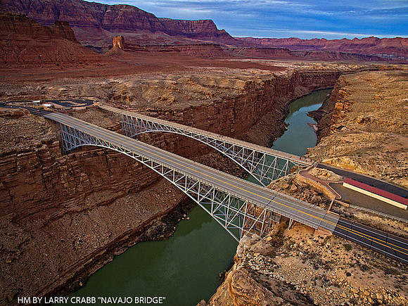 HM BY LARRY CRABB "NAVAJO BRIDGE"