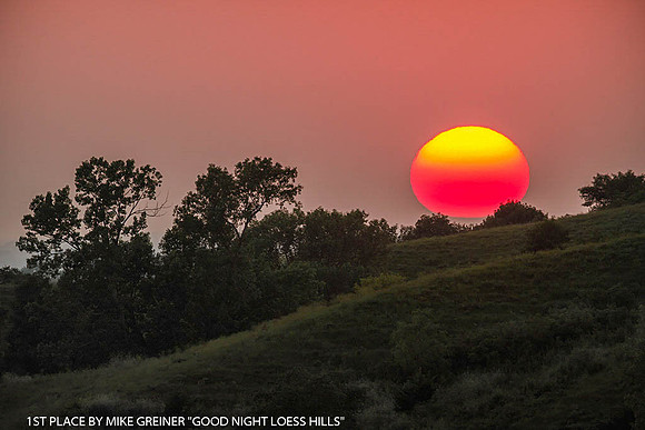1ST PLACE BY MIKE GREINER "GOOD NIGHT LOESS HILLS"