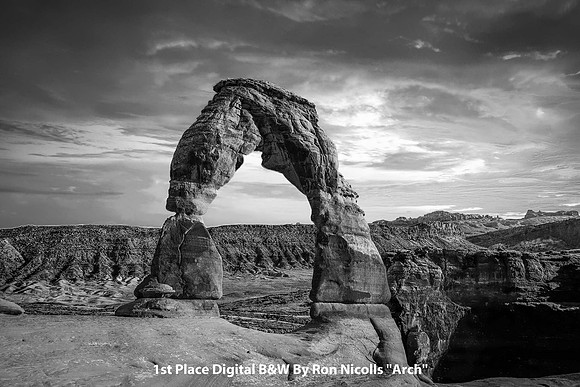 1st Place Digital B&W By Ron Nicolls "Arch"