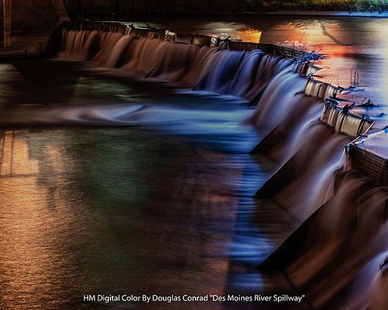 HM Digital Color By Douglas Conrad "Des Moines River Spillway"