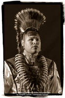 3rd Place Digital B&W Advance Class by Douglas Conrad - "Yellowhawk Portrait"
