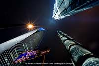 1st Place Color Print by Mitch Keller - "Looking Up In Shanghia"