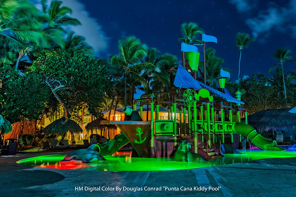 HM Digital Color By Douglas Conrad "Punta Cana Kiddy Pool"