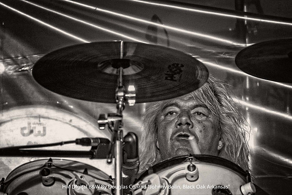 HM Digital B&W By Douglas Conrad "Johnny Bolin, Black Oak Arkansas"