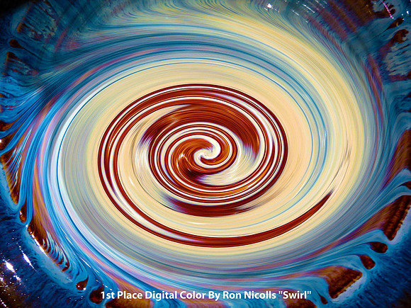 1st Place Digital Color By Ron Nicolls - "Swirl"