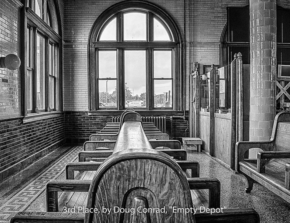 3RD PLACE, BY DOUG CONRAD, "EMPTY DEPOT"