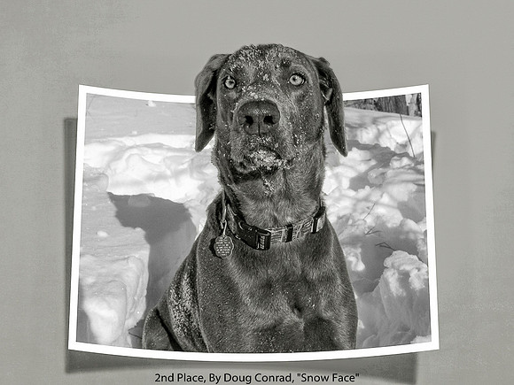 2nd Place, By Doug Conrad, "Snow Face"