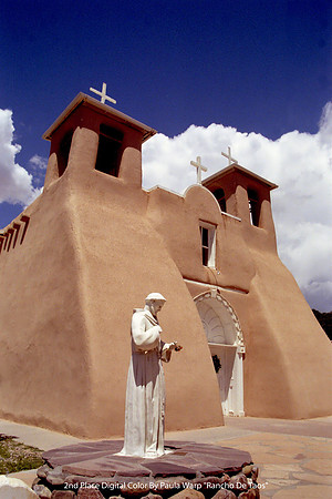 2nd Place Digital Color By Paula Warp "Ranco De Taos"