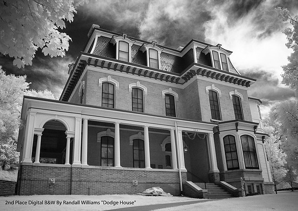 2nd Place Digital B&W By Randall Williams, "Dodge House"